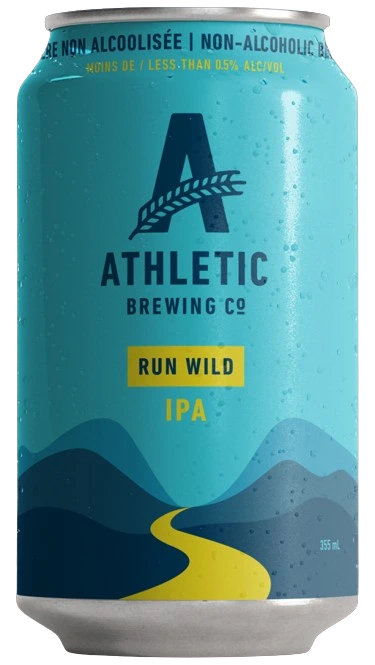 ATHLETIC NON ALC RUN WILD IPA 355ML 6PK CAN