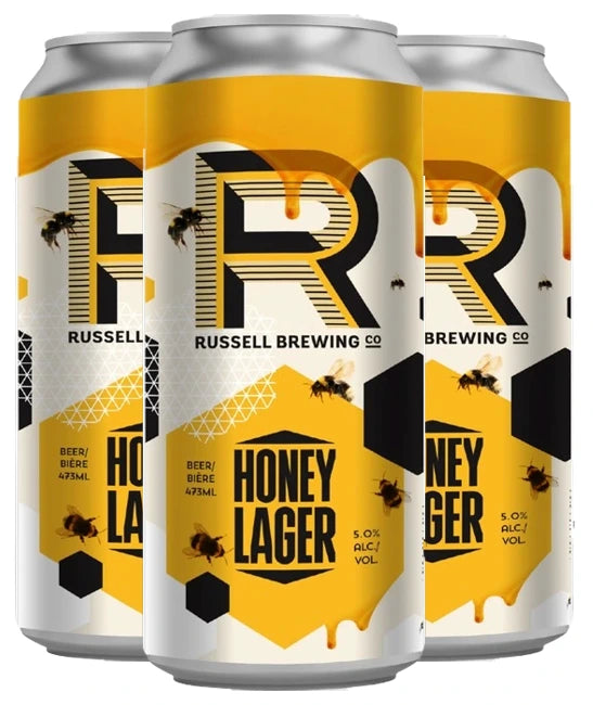 RUSSELL HONEY LAGER 473ML 4PK CAN