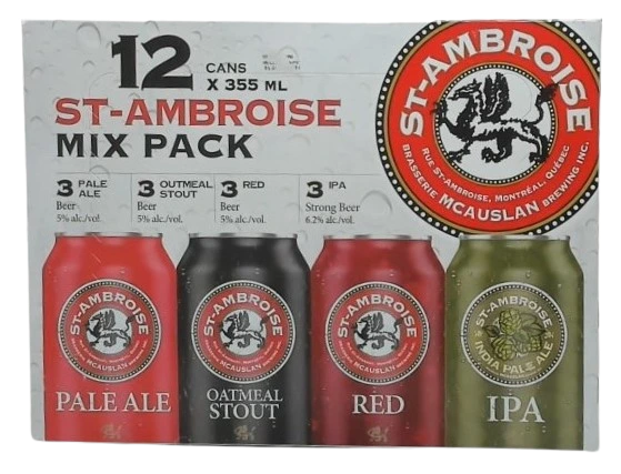 ST AMBROISE MIX PACK 355ML 12PK CAN