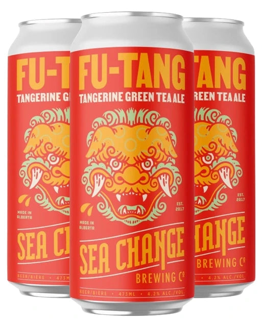 SEA CHANGE FU TANG TANGERINE TEA ALE 473ML 4PK CAN