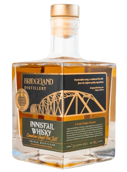 BRIDGELAND INNISFAIL SINGLE POT STILL WHISKY 500ML