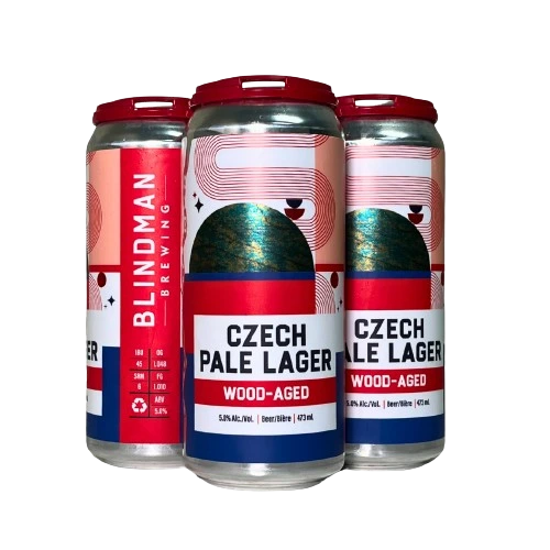 BLINDMAN FOEDERED LAGER CZECH PALE LAGER 473ML 4PK CAN