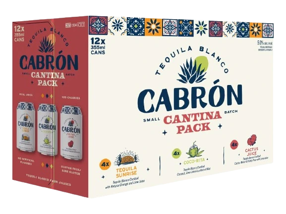 CABRON CANTINA MIXER PACK 355ML 12PK CAN