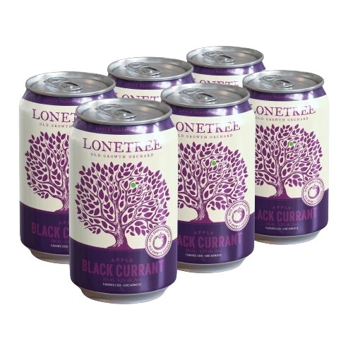 LONETREE BLACK CURRANT CIDER 355ML 6PK CAN