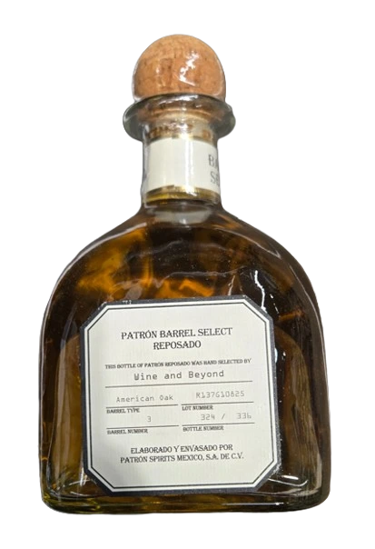 PATRON W&B SINGLE BARREL SELECT REPOSADO TEQUILA 750ML
