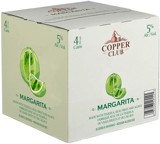 COPPER CLUB MARGARITA 355ML 4PK CAN