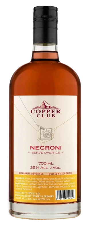COPPER CLUB NEGRONI 750ML