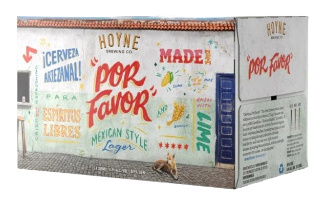 HOYNE POR FAVOR MEXICAN LAGER 355ML 6PK CAN