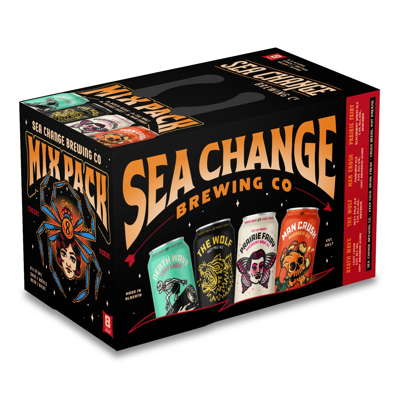SEA CHANGE MIX PACK 473ML 8PK CAN
