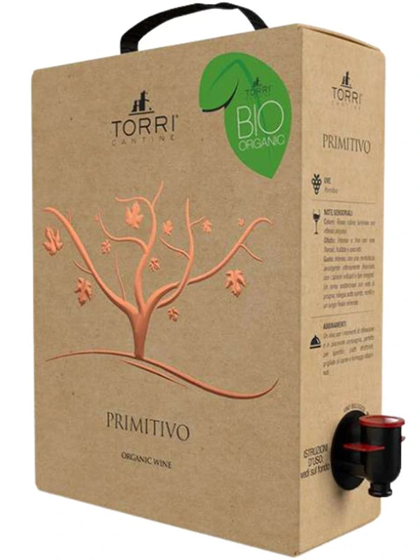 CANTINE TORRI ORGANIC PRIMITIVO IGT PUGLIA 3L
