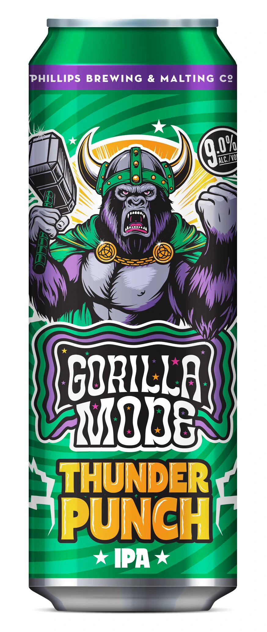 PHILLIPS GORILLA MODE THUNDER PUNCH IPA 568ML CAN