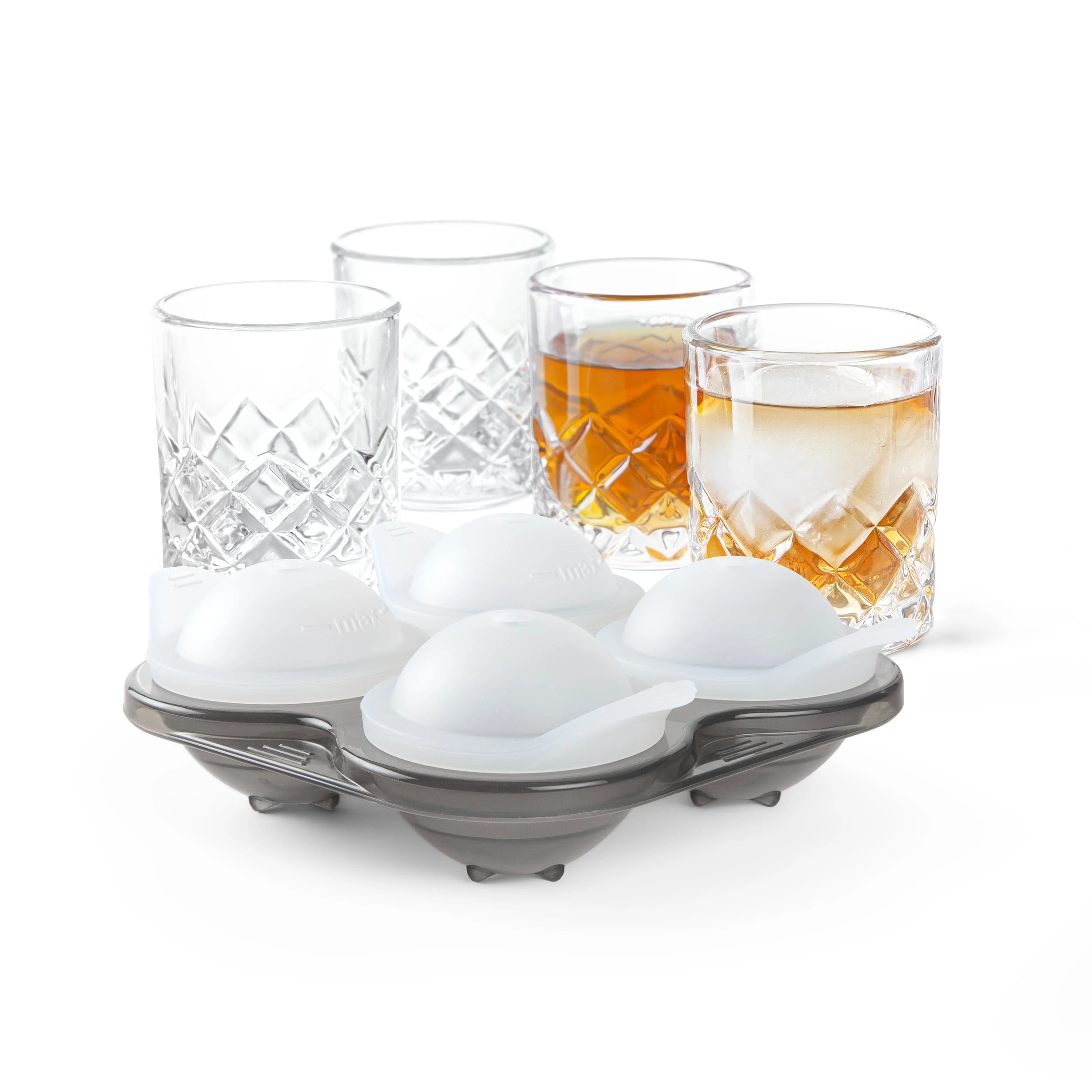 FINAL TOUCH YARAI SHIVER ICE SHOTS SET OF 4 WITH ICE MOLD