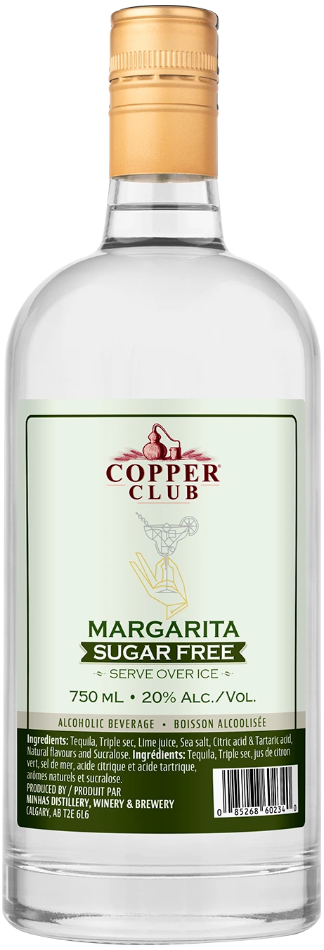 COPPER CLUB SUGAR FREE MARGARITA 750ML