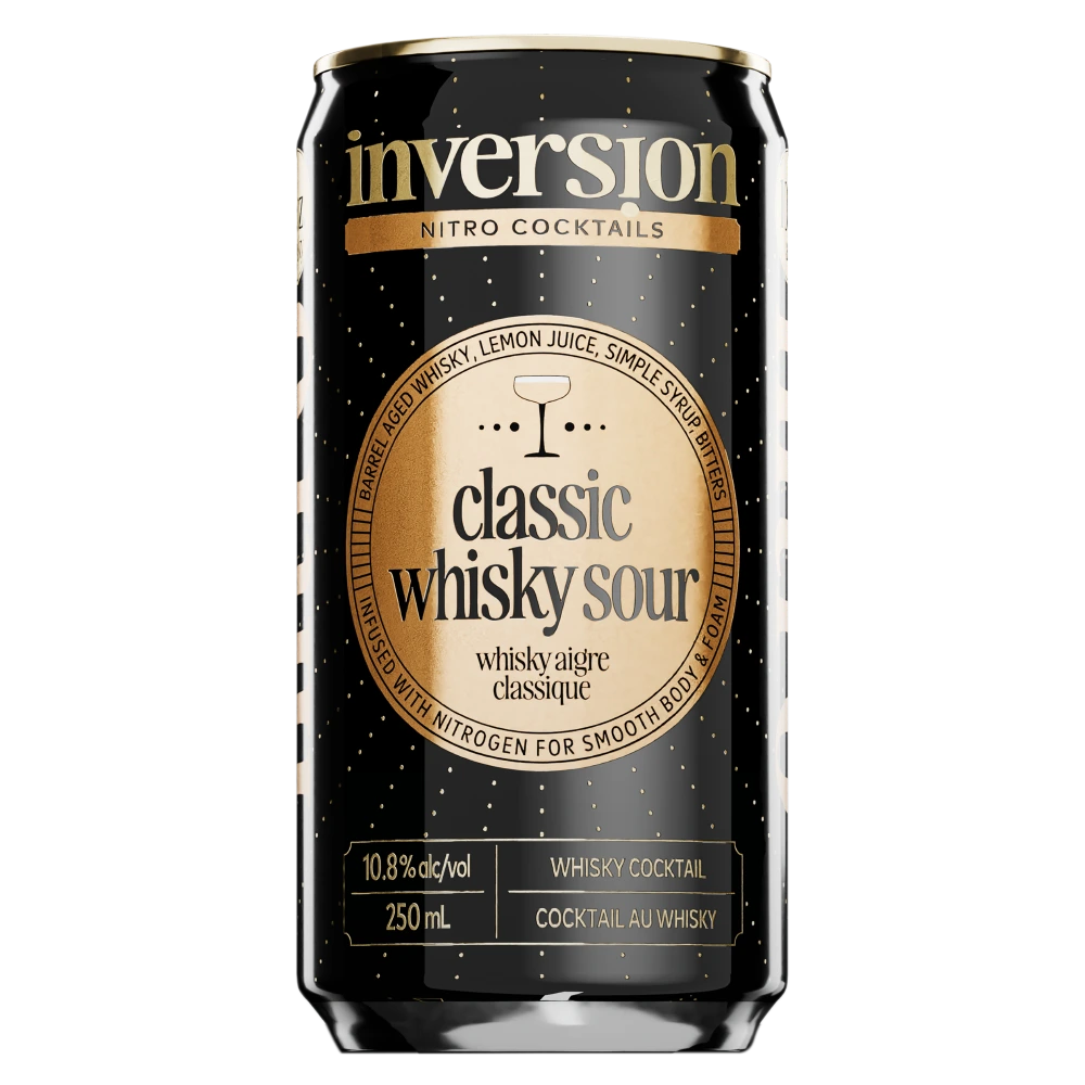 INVERSION NITRO COCKTAILS CLASSIC WHISKY SOUR 250ML CAN