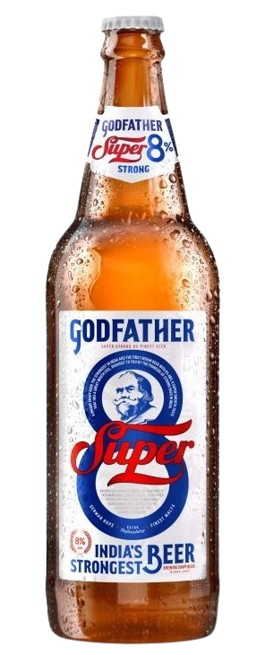 GODFATHER SUPER STRONG 8% FINEST BEER 650ML BT