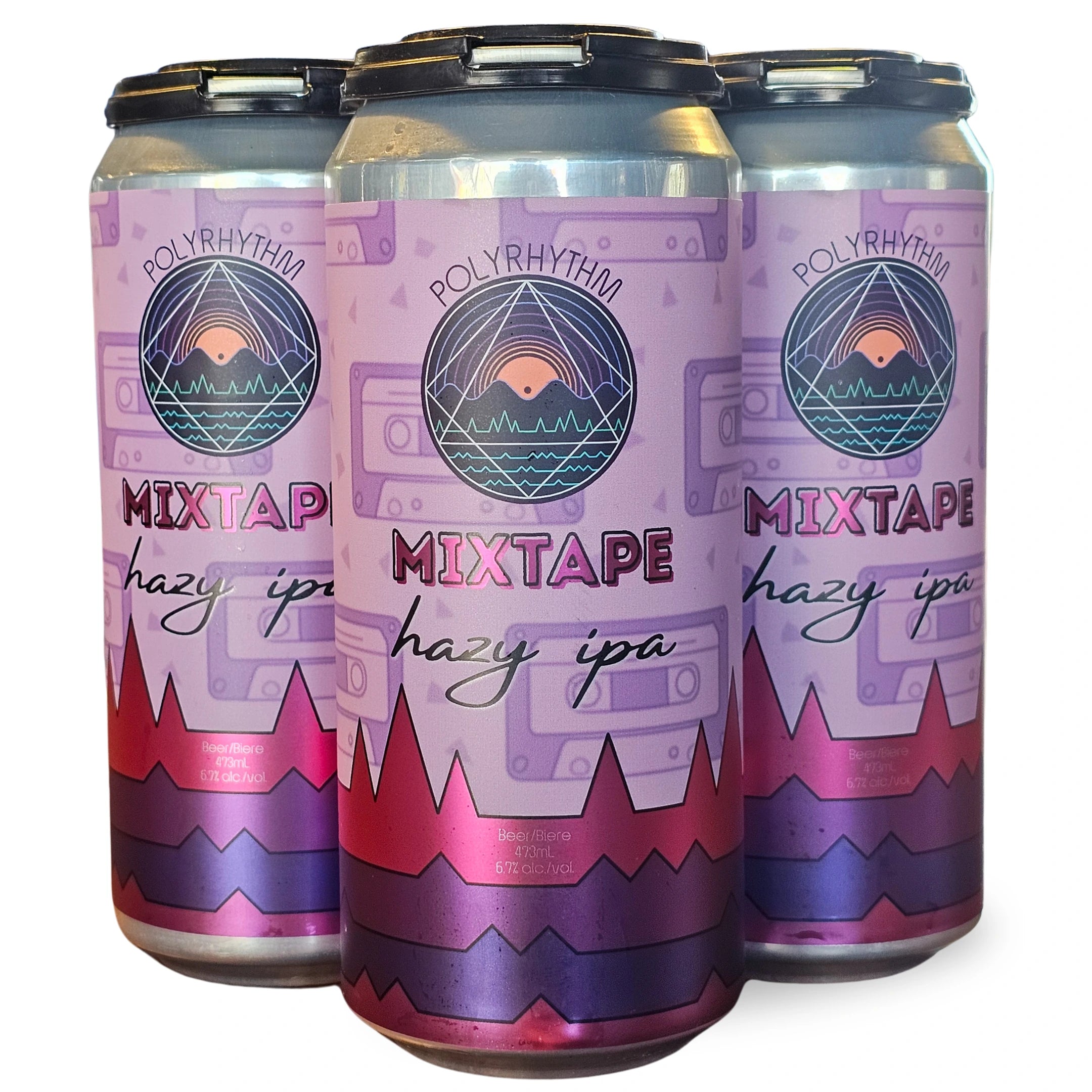 POLYRHYTHM MIXTAPE HAZY IPA 473ML 4PK CAN