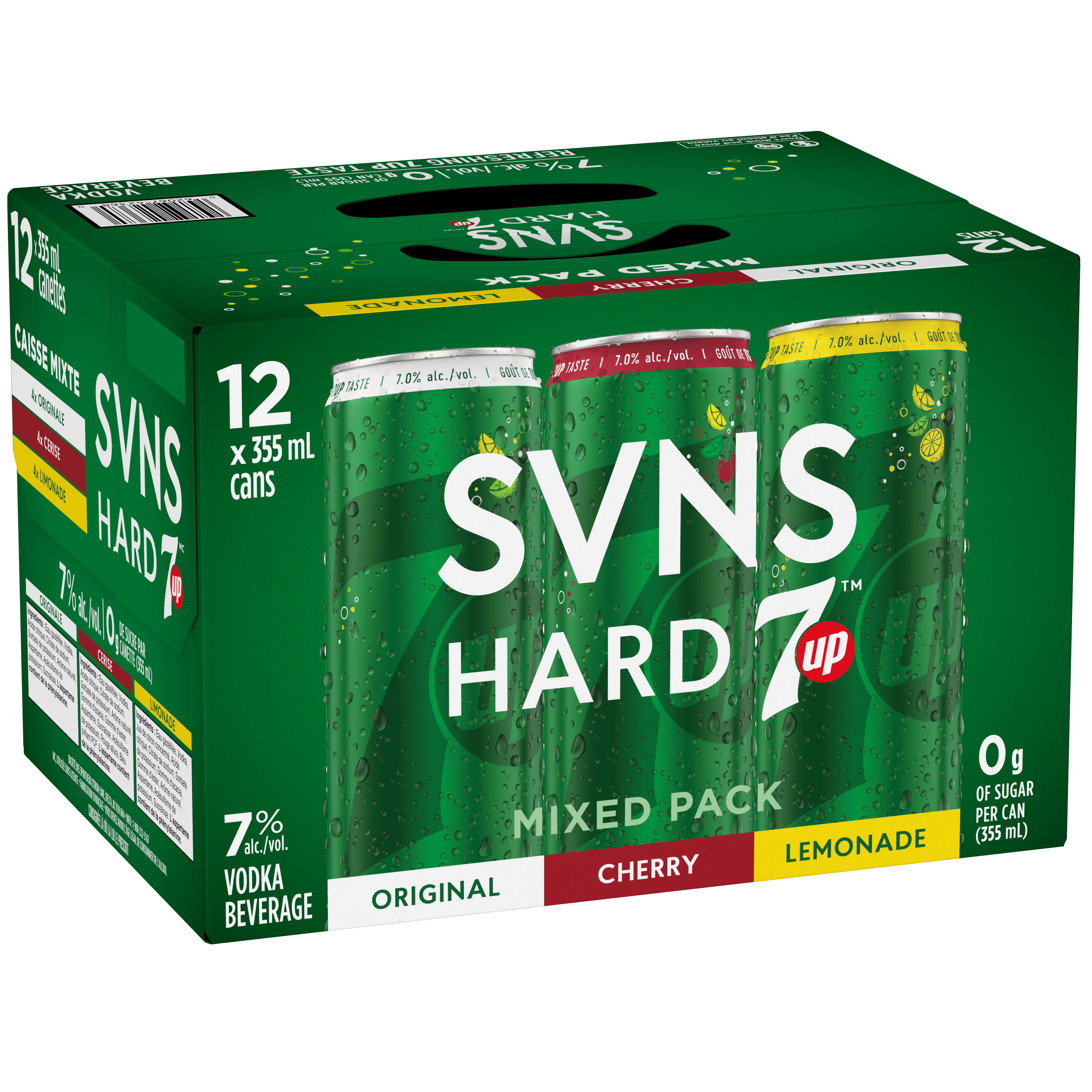 SVNS HARD 7UP MIXER 355ML 12PK CAN