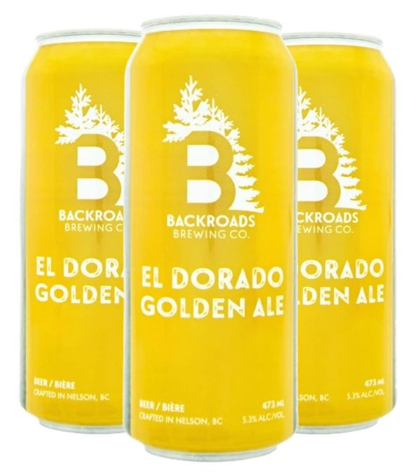 BACKROADS EL DORADO GOLDEN ALE 473ML 4PK CAN