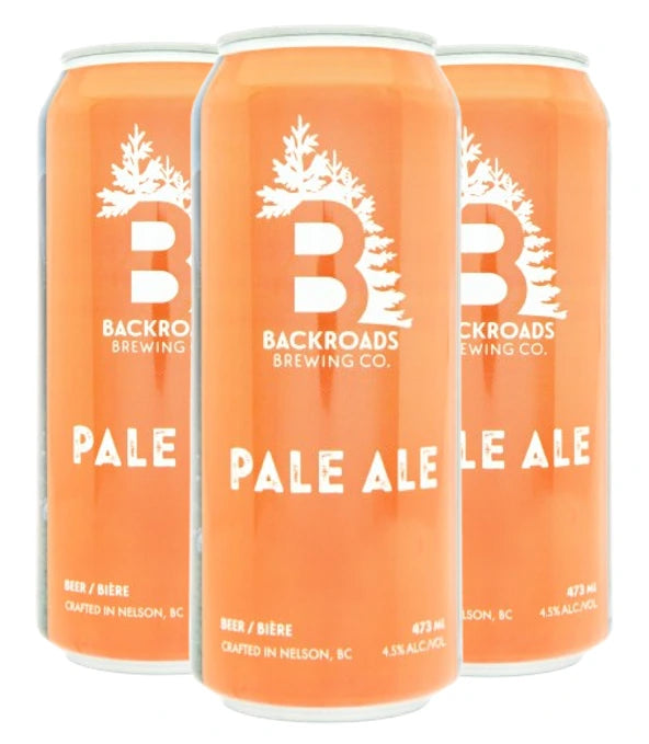 BACKROADS PALE ALE 473ML 4PK CAN