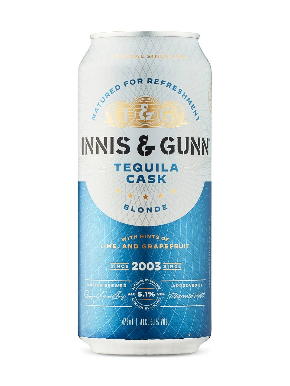 INNIS & GUNN TEQUILA CASK BLONDE 473ML CAN