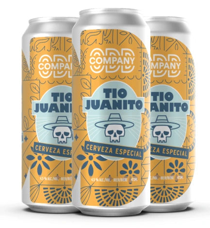 ODD COMPANY TIO JUANITO MEXICAN LAGER 473ML 4PK CAN