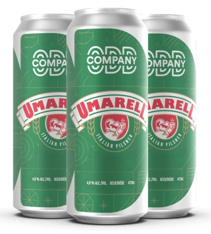 ODD COMPANY UMARELL ITALIAN PILSNER 473ML 4PK CAN