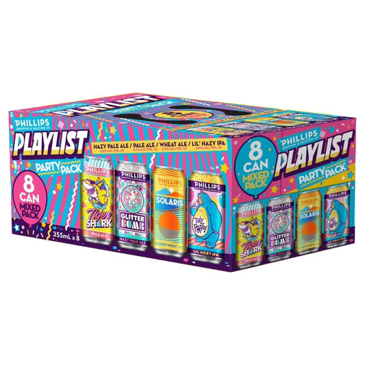 PHILLIPS PLAYLIST PARTY PACK 355ML 8PK CAN