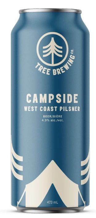 TREE BREW CAMPSIDE WEST COAST PILSNER 473ML CAN