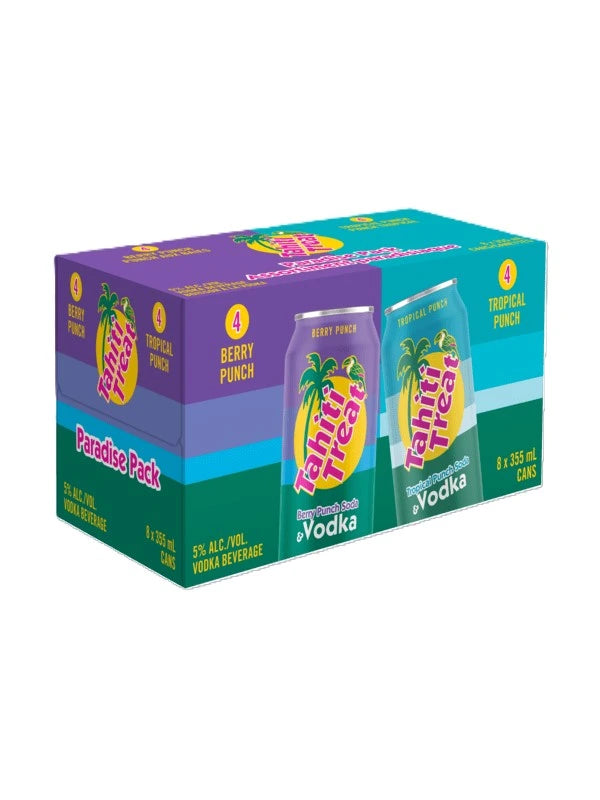 TAHITI TREAT VARIETY PACK 355ML 8PK CAN