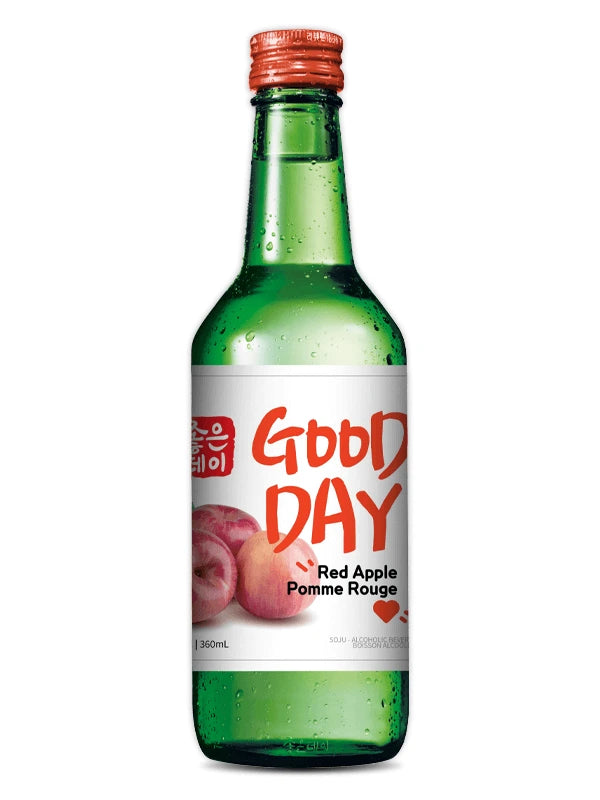 GOOD DAY RED APPLE SOJU 360ML