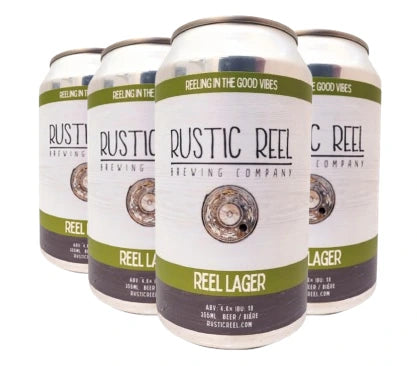 RUSTIC REEL REEL LAGER 355ML 6PK CAN