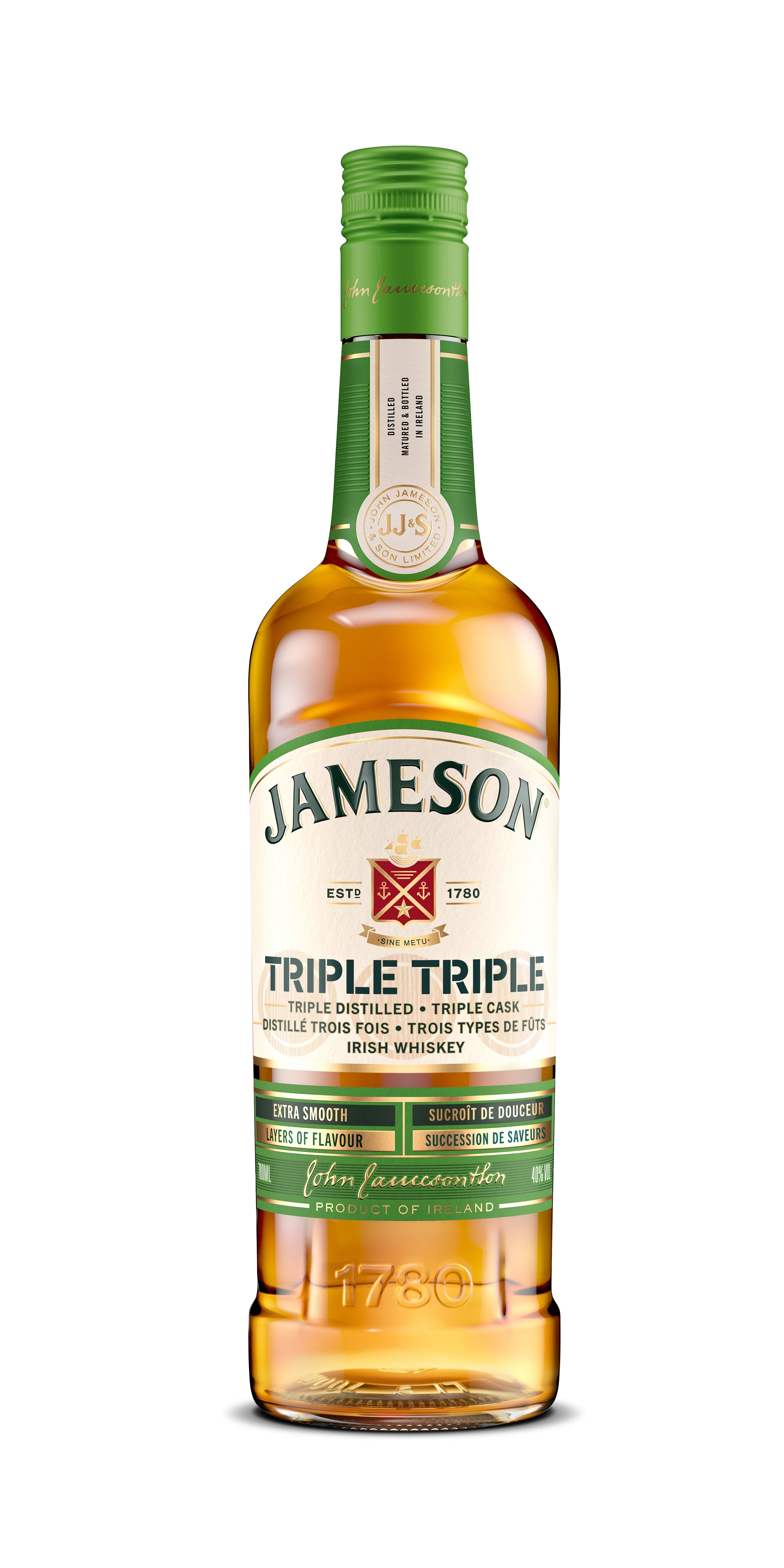 JAMESON TRIPLE TRIPLE IRISH WHISKEY 750ML