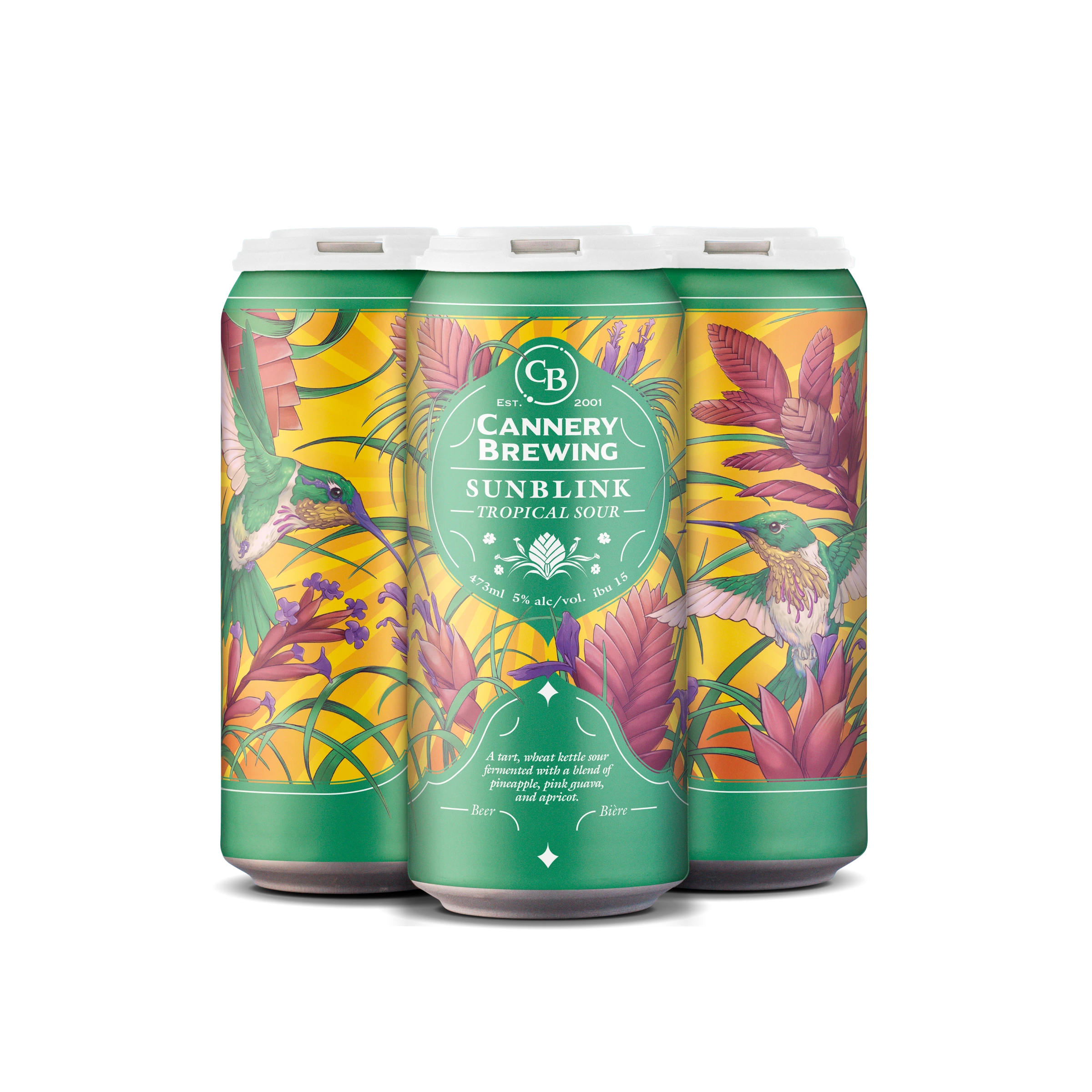 CANNERY SUNBLINK TOPICAL SOUR 473ML 4PK CAN