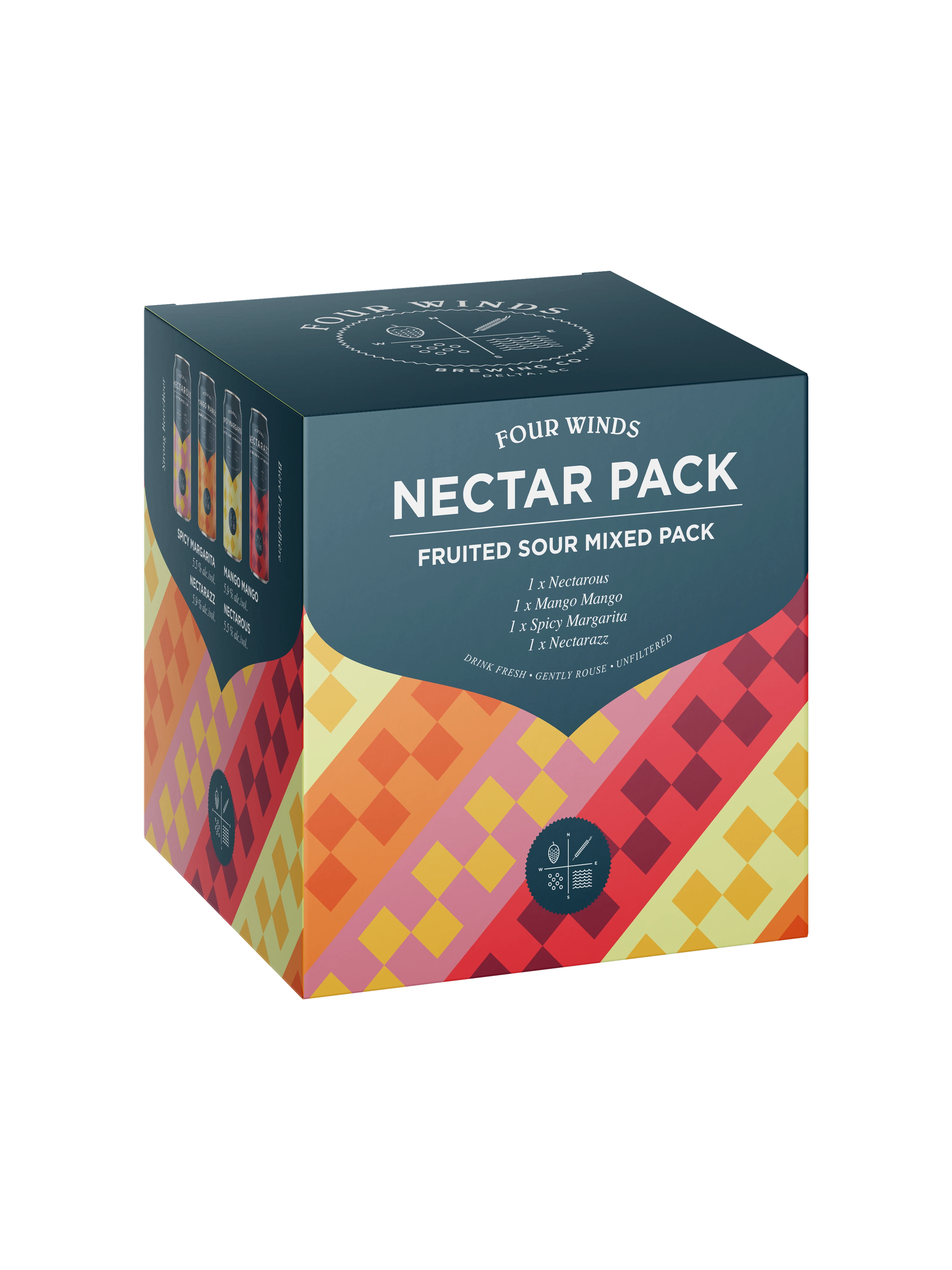 FOUR WINDS NECTAR PACK FRUITED SOUR 473ML 4PK CAN