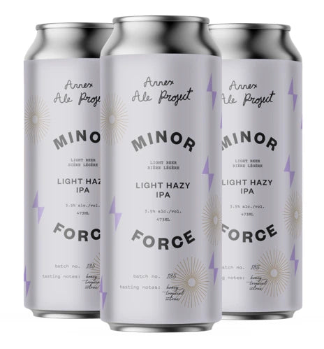 ANNEX MINOR FORCE LIGHT HAZY IPA 473ML 4PK CAN
