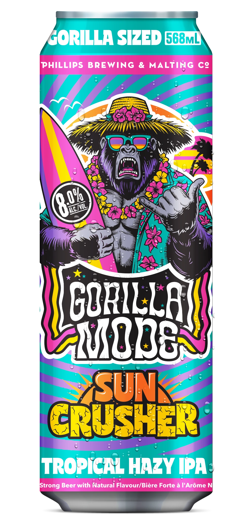 PHILLIPS GORILLA MODE SUNCRUSHER TROPICAL HAZY IPA 568ML CAN