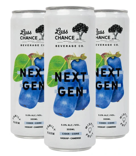 LASS CHANCE NEXT GEN HASKAP CIDER 355ML 4PK CAN