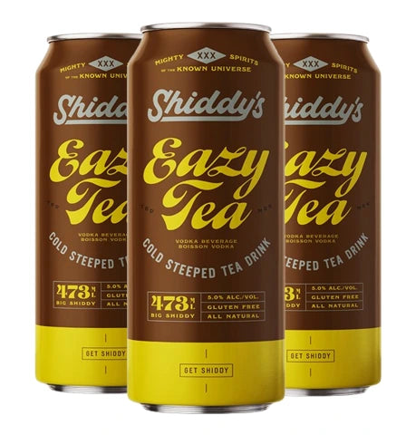 SHIDDYS EAZY TEA 473ML 4PK CAN