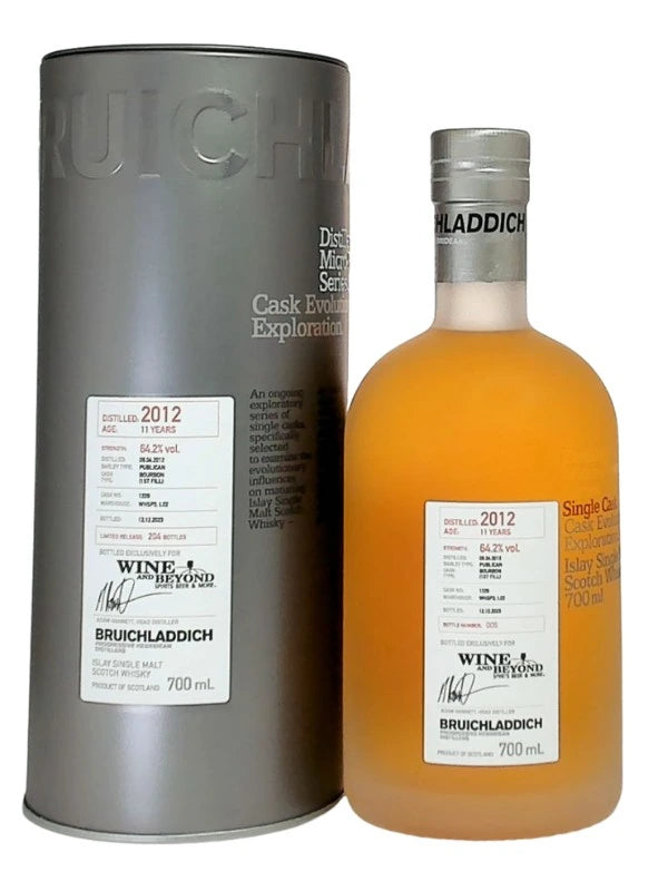 BRUICHLADDICH W&B CASK 1229 11YR 2012 ISLAY SCOTCH 700ML