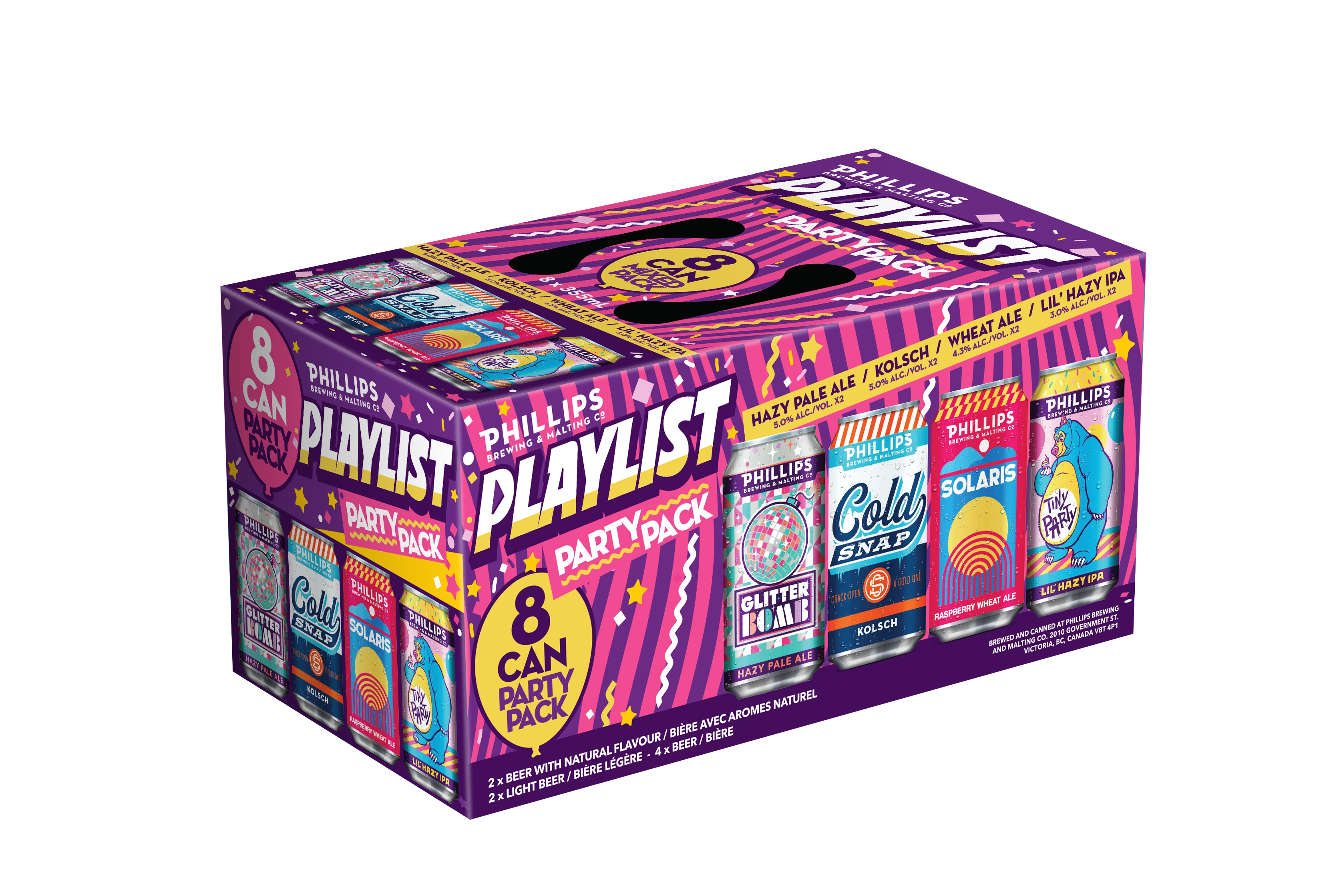 PHILLIPS PLAYLIST PARTY PACK 473ML 8PK CAN