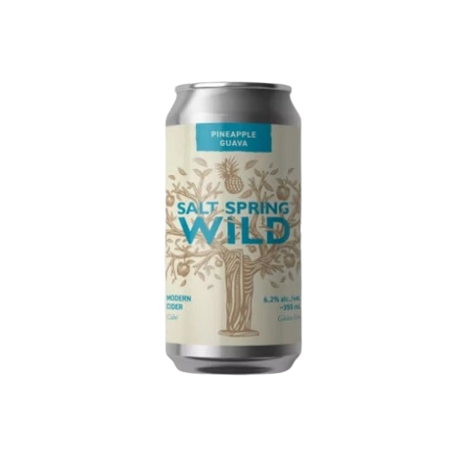 SALT SPRING WILD PINEAPPLE GUAVA CIDER 355ML CAN