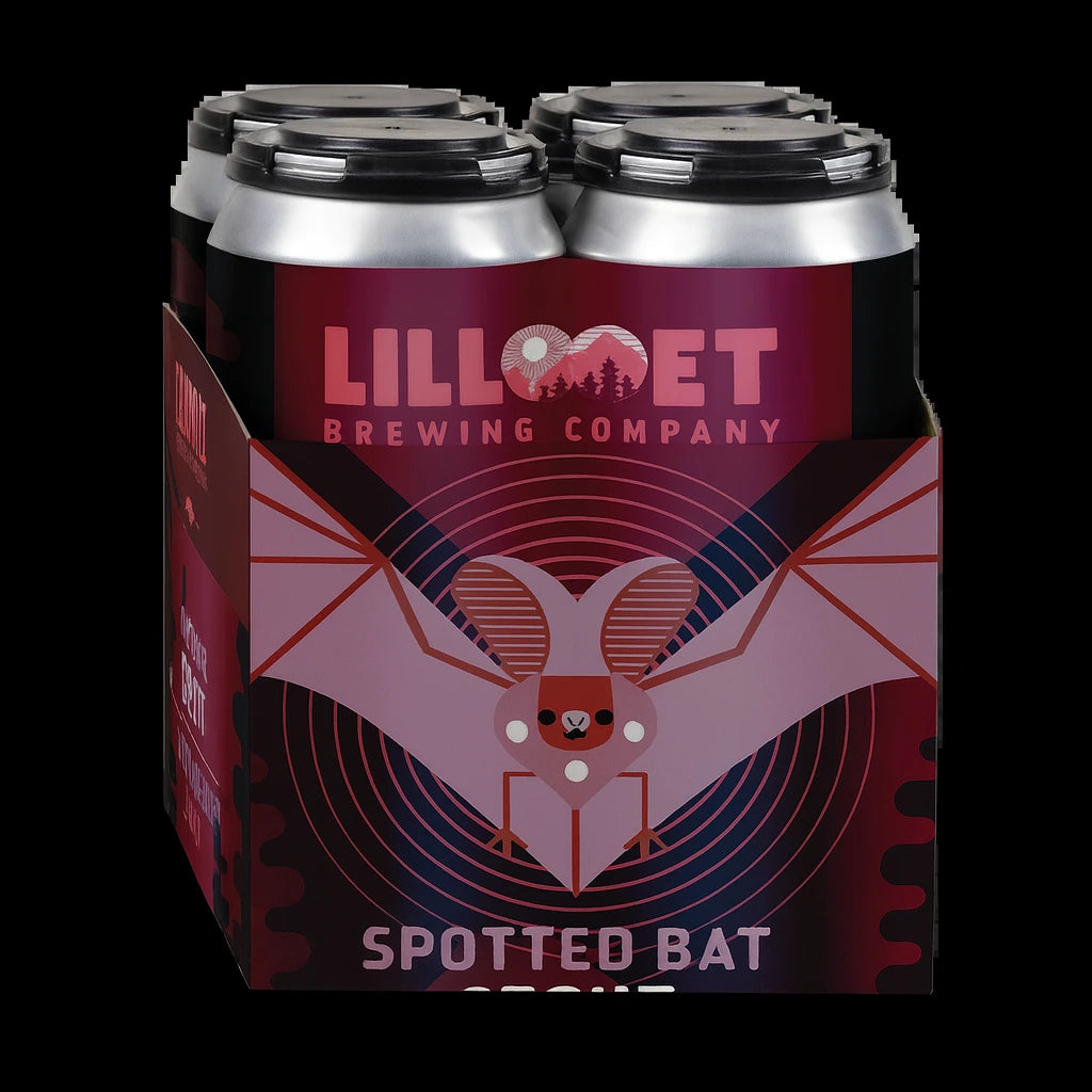 LILLOOET SPOTTED BAT STOUT 473ML 4PK CAN