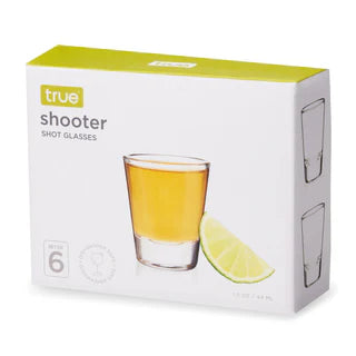 TRUE SHOOTER SHOT GLASSES 1.5OZ 6PK