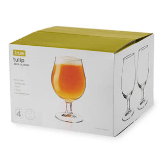 TRUE DOMMEL TULIP BEER GLASSES 4PK