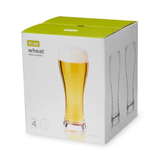TRUE ALSACE WHEAT BEER GLASSES 4PK