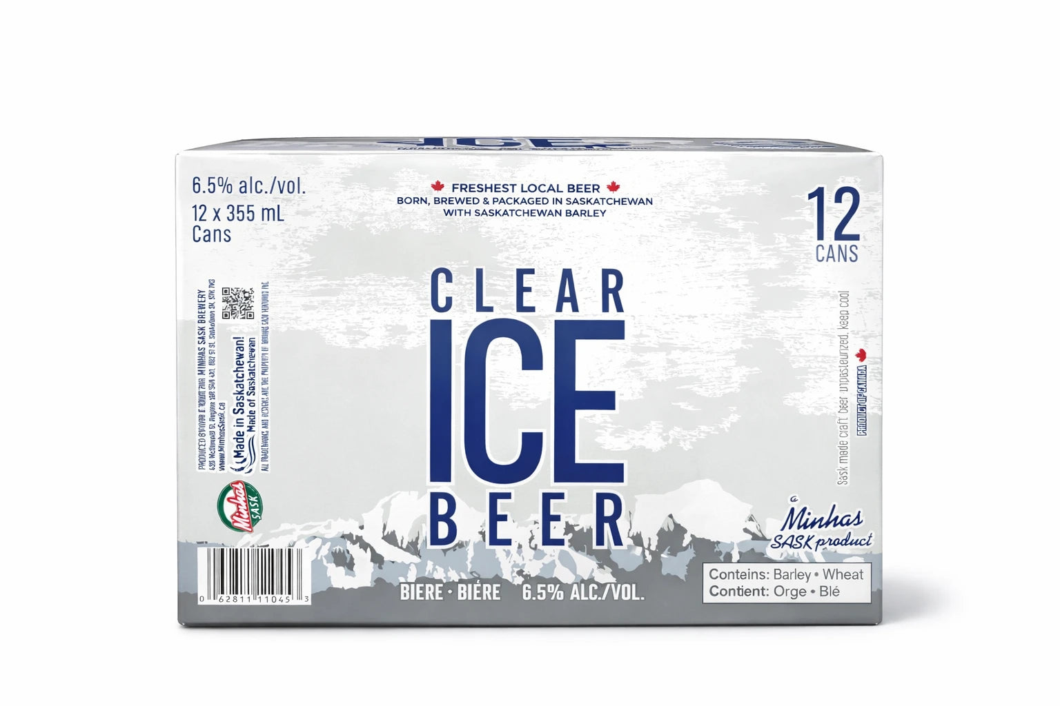 CLEAR ICE 355ML 12PK CAN