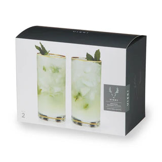 VISKI MERIDIAN HIGHBALL GLASSES 2PK