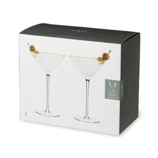 VISKI MERIDIAN MARTINI GLASSES 2PK