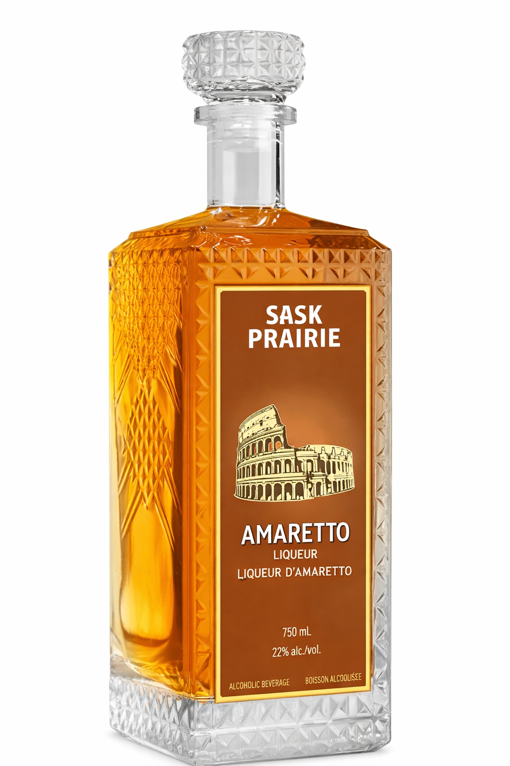 SASK PRAIRIE AMARETTO 750ML
