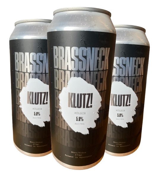 BRASSNECK KLUTZ KOLSCH 473ML 4PK CAN